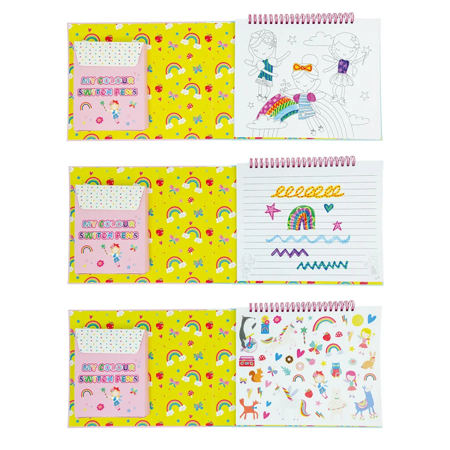 Floss & Rock magisk malebog, rainbow fairy