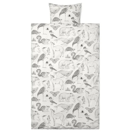 Ferm Living voksen sengetøj, Katie Scott - off-white