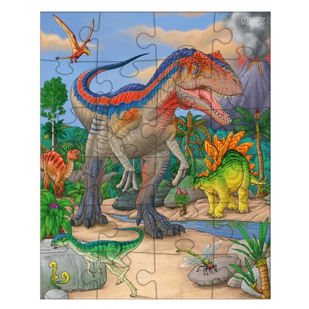 Haba 3 puslespil, dinosaurer