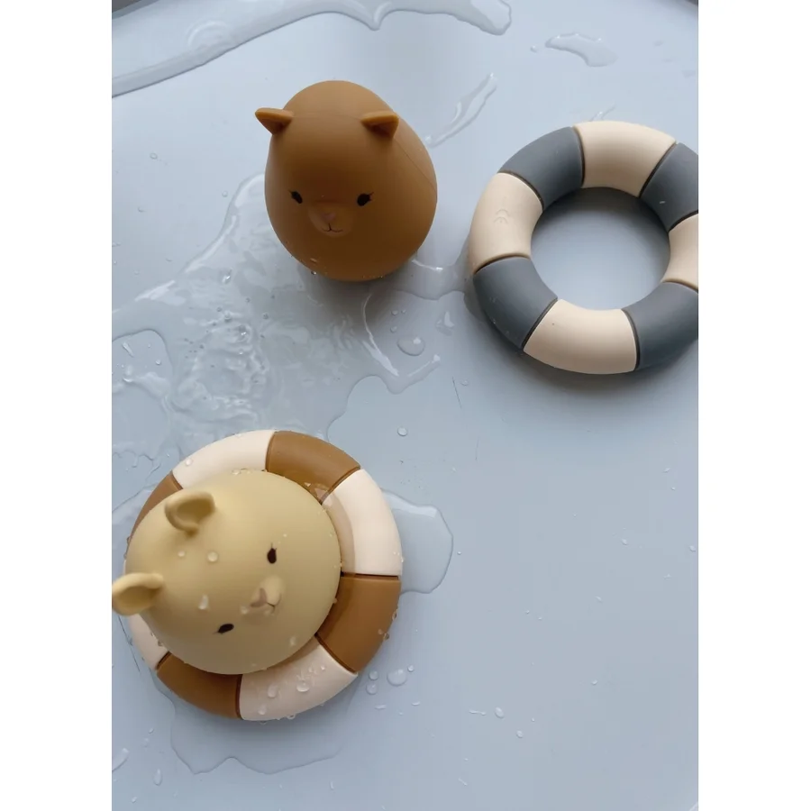 Konges Sløjd badelegetøj, dyr i badering - blå