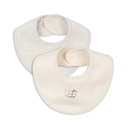 Fanga Fio Stripe 2-pak Hagesmæk, Blue Mix