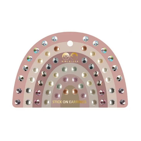 Mimi & Lula Ørestickers 30 Par, Pink Gem Ear Rings