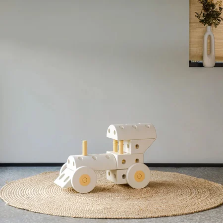 MODU Dreamer Sæt, 33 Dele - Sand Grey/Honey Yellow