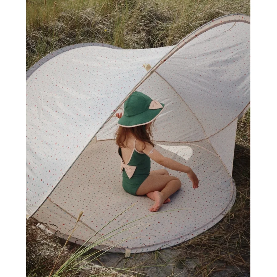 Konges Sløjd pop up strandtelt med UV, multi hearts