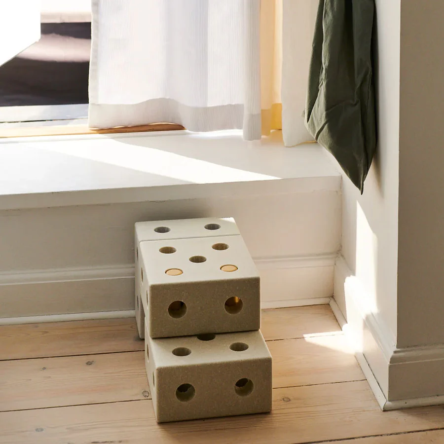 MODU 3-i-1 Gåvogn Baby Walker - Sand Grey/Honey Yellow