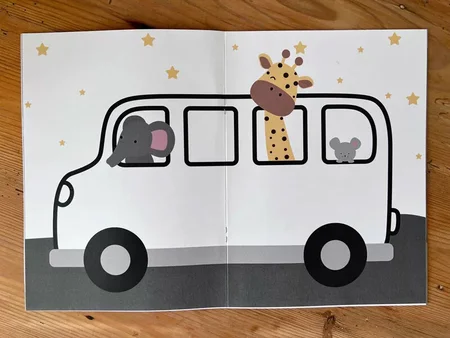 Aufgaben- und Malbuch für Kinder ab 2 Jahre