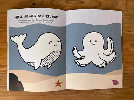 Aufgaben- und Malbuch für Kinder ab 3 Jahre