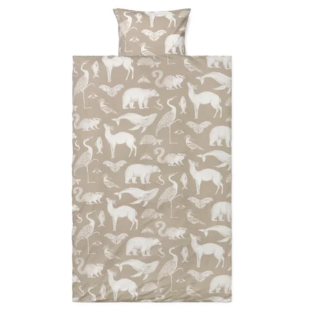Ferm Living voksen sengetøj, Katie Scott - sand