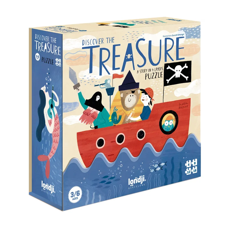 Londji puslespil i lag, Discover the treasure