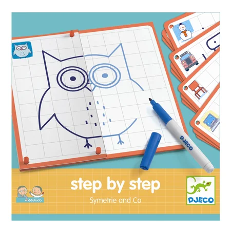 Djeco tegn trin-for-trin, Symetrie & Co