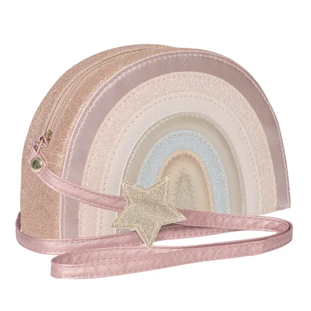 Mimi & Lula Skuldertaske, Pink Rainbow