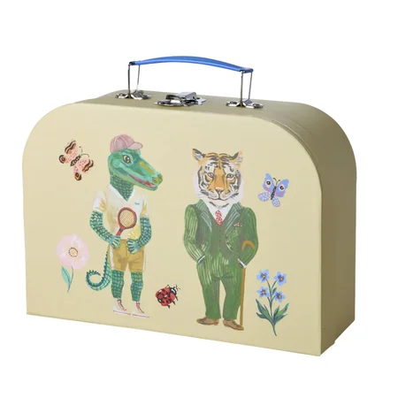 Rice Papkuffert 3-pak med Nathalie Lété Print, Creme