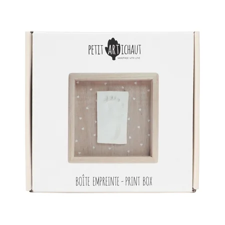 Petit Artichoke Baby-Abdruck Box - Jolis Cœurs