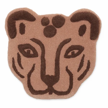 Ferm Living tufted tæppe, Leopard