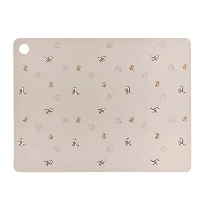 OYOY dækkeserviet dino, Clay