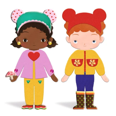 Djeco kreativ collage, klæd ud