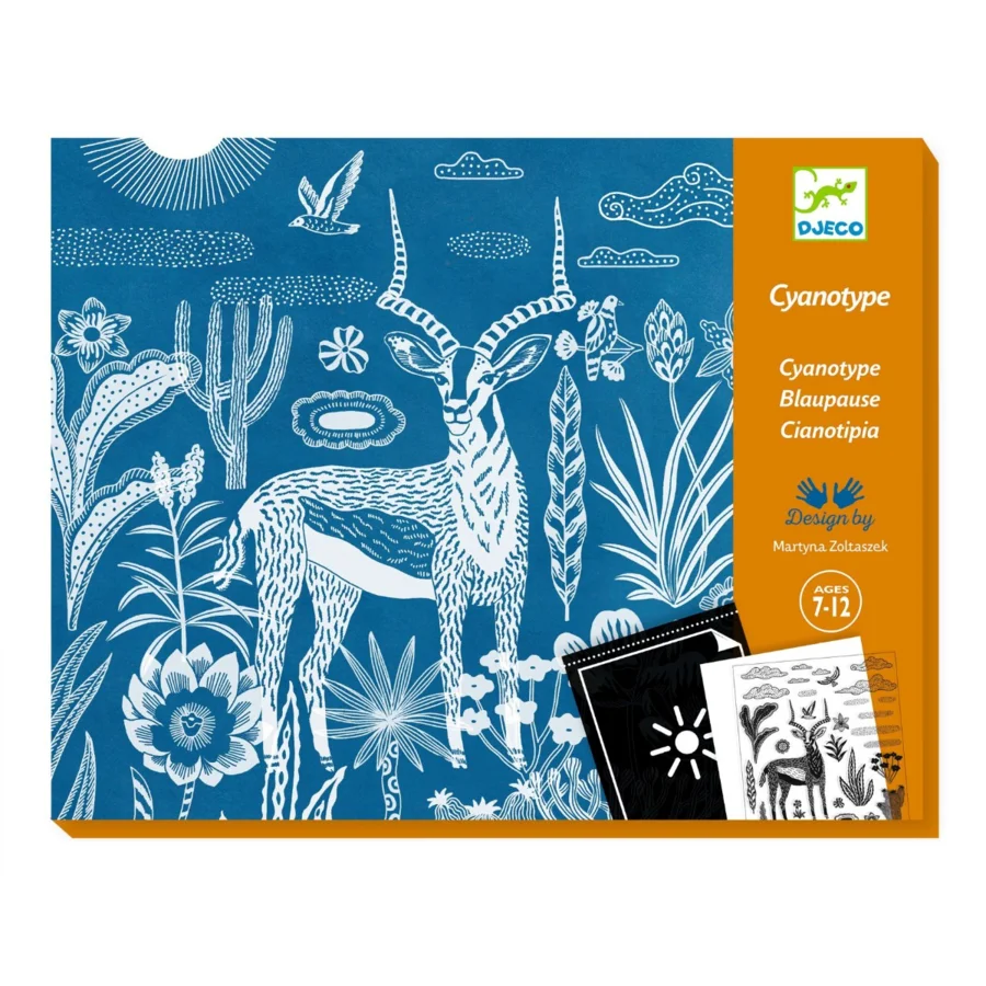 Djeco Cyanotype/lystryk, Nat på savannen