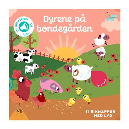 Pegebog med lyd, dyrene på bondegården