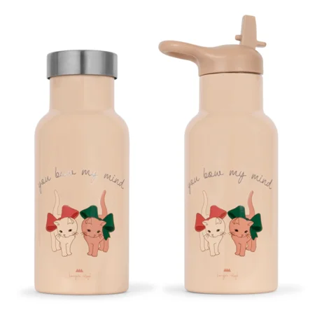 Konges Sløjd thermoflaske, bow kitty