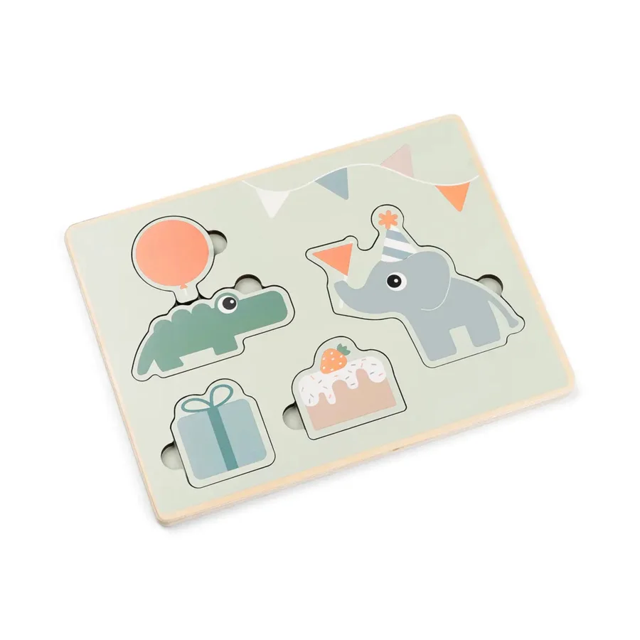 Done by Deer Erstes Schichtenpuzzle, celebration color mix