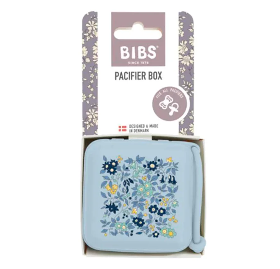 BIBS Liberty Suttebox, chamomile lawn / baby blue