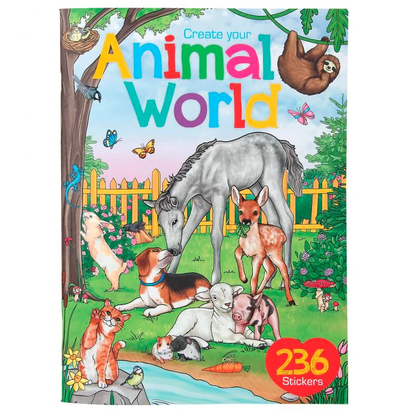 Create Your Animal World Aktivitetsbog
