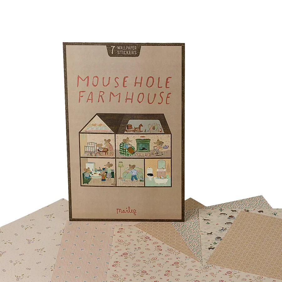 Maileg Tapetenaufkleber für das Bauernhaus, 7 Stück