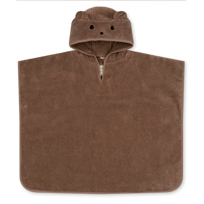 Konges Sløjd poncho, dyr - desert taupe