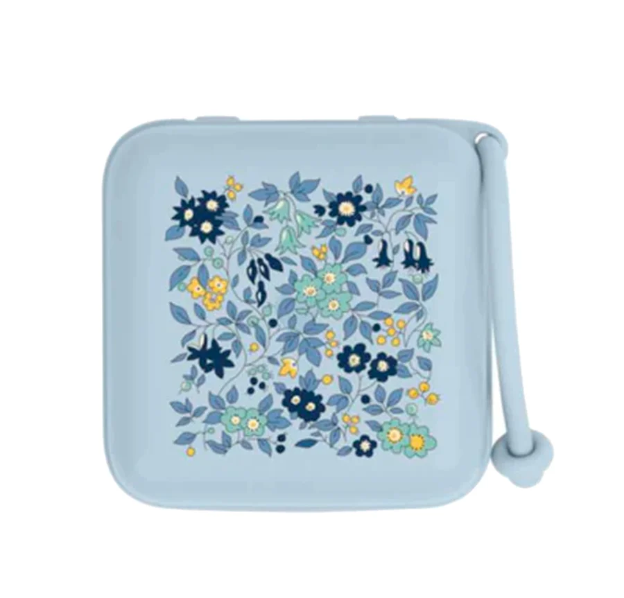 BIBS Liberty Suttebox, chamomile lawn / baby blue