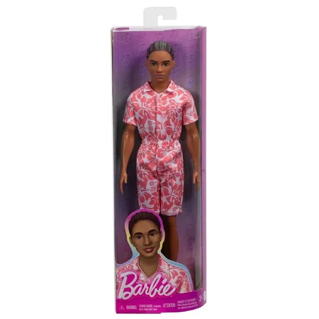 Barbie fashionista Ken i mønstret jumpsuit