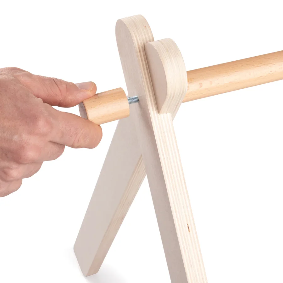 Sebra baby aktivitetsstativ, træ