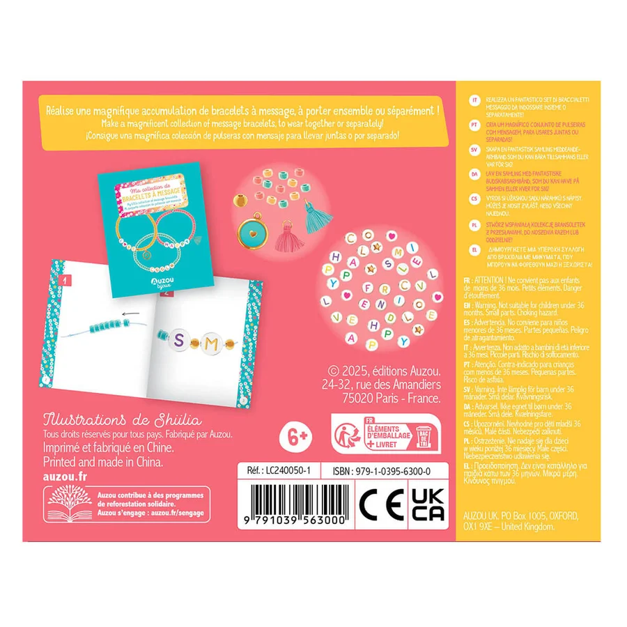 Auzou Schmuckwerkstatt, Botschaft Armband