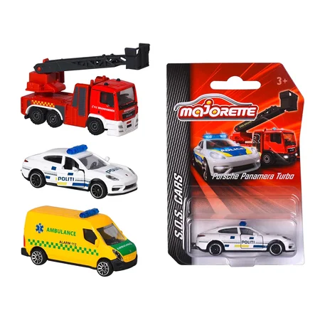 Majorette S.O.S. køretøjer, asst