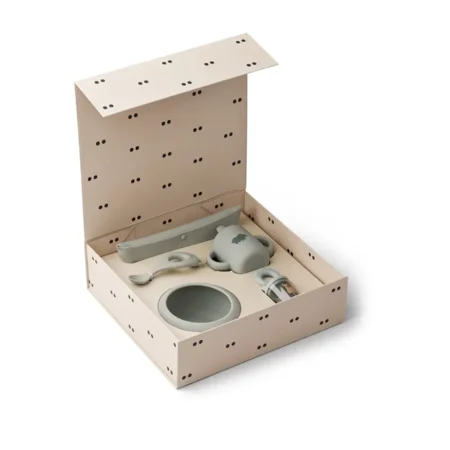 Liewood Mileah Baby-Essgeschirrset, Dove Blue