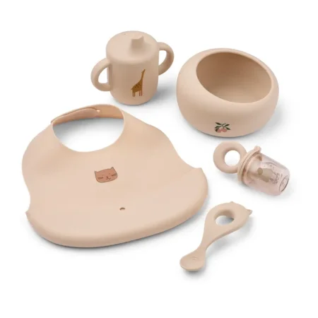 Liewood Mileah Baby Essgeschirr-Set, Apple Blossom