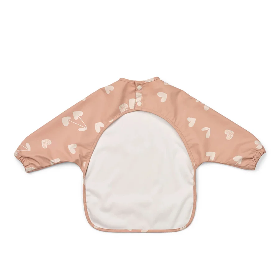 Liewood Merle Langarm-Lätzchen, Sweethearts/Pale Tuscany