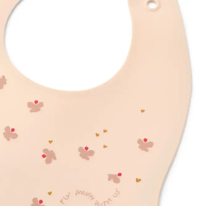 Liewood Ember 2er-Pack Lätzchen mit Aufdruck, Mini Butterfly/Apple Blossom