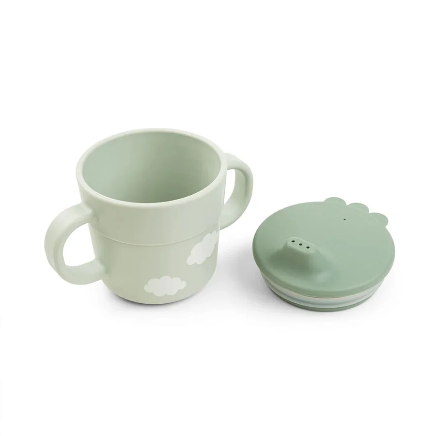 Done by Deer Foodie første spisesæt, green