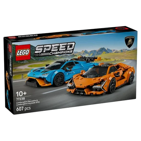 LEGO® SPEED Lamborghini Revuelto und Huracán STO