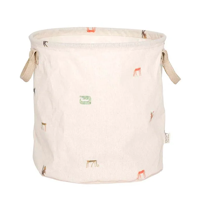 OYOY opbevaringskurv m/dyr, medium