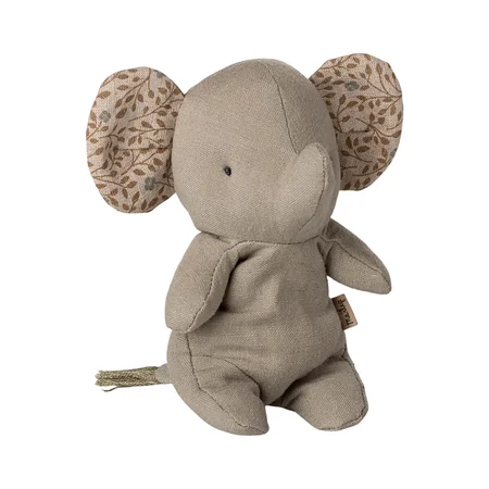 Maileg Safari Friends Elefant, Mini - Iron Grey