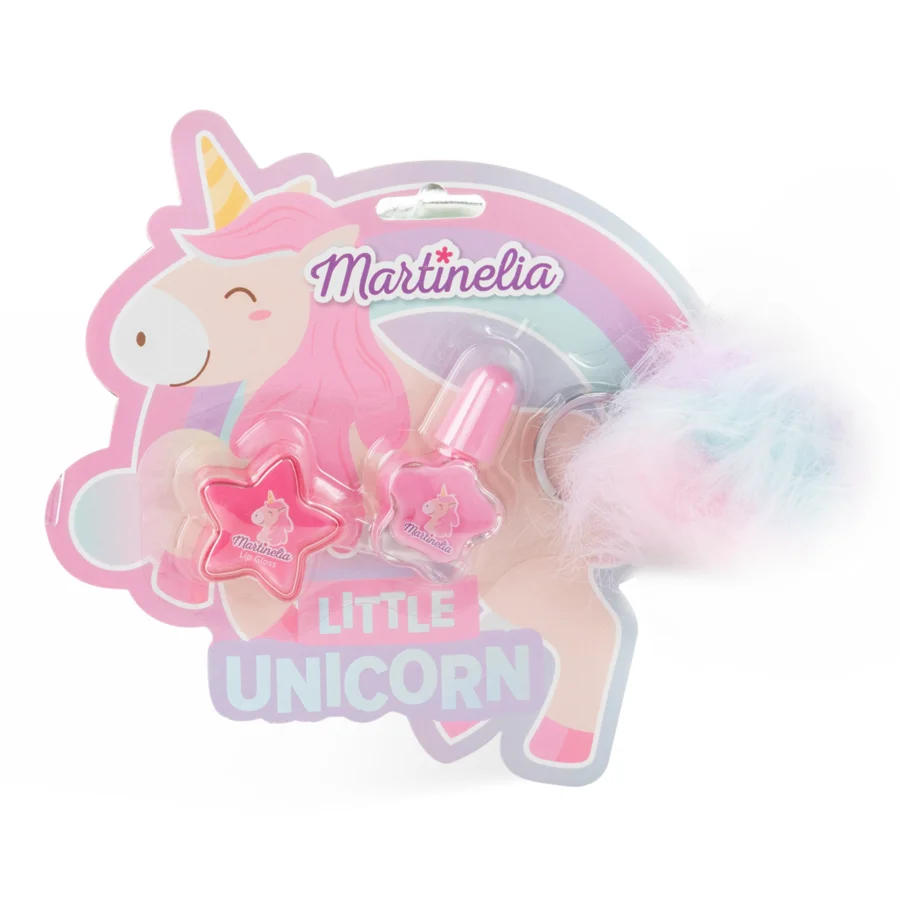 Schlüsselanhänger mit Lipgloss und Nagellack, little unicorn, Martinelia 