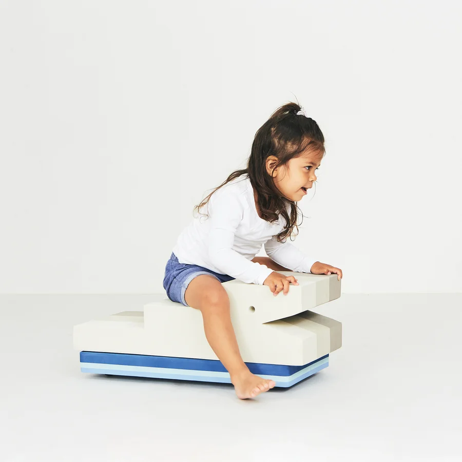 bObles krokodille, blå