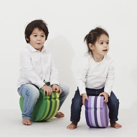 bObles ælling, marmor - blå