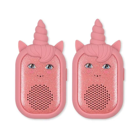Konges Sløjd Glitter enhjørninge walkie talkie, sparkling pink