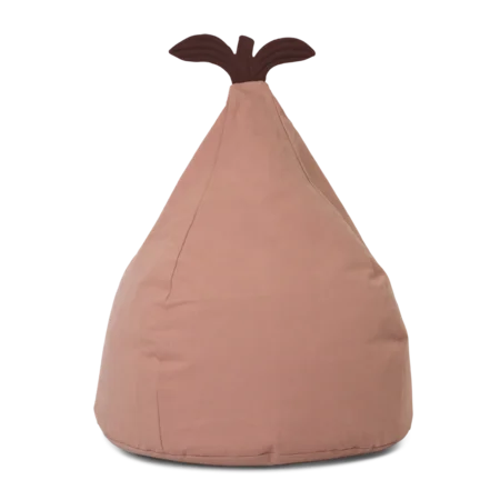 Ferm Living pære sækkestol, dusty rose