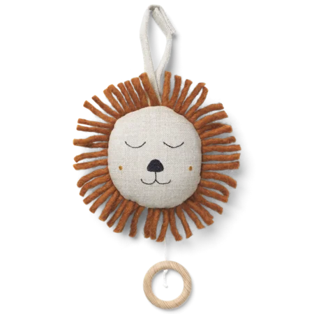 Ferm Living musikuro, løve - natur