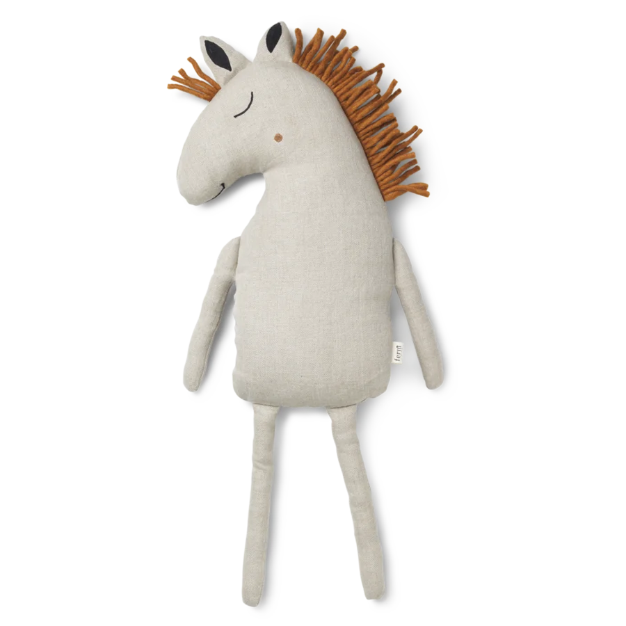 Ferm Living pude, hest - natur