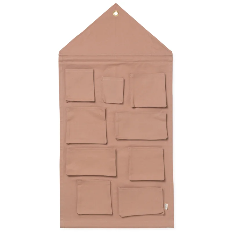 Ferm Living organizer hus, dusty rose