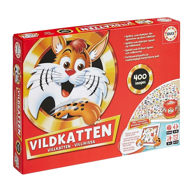 Vildkatten inkl app, 400 brikker